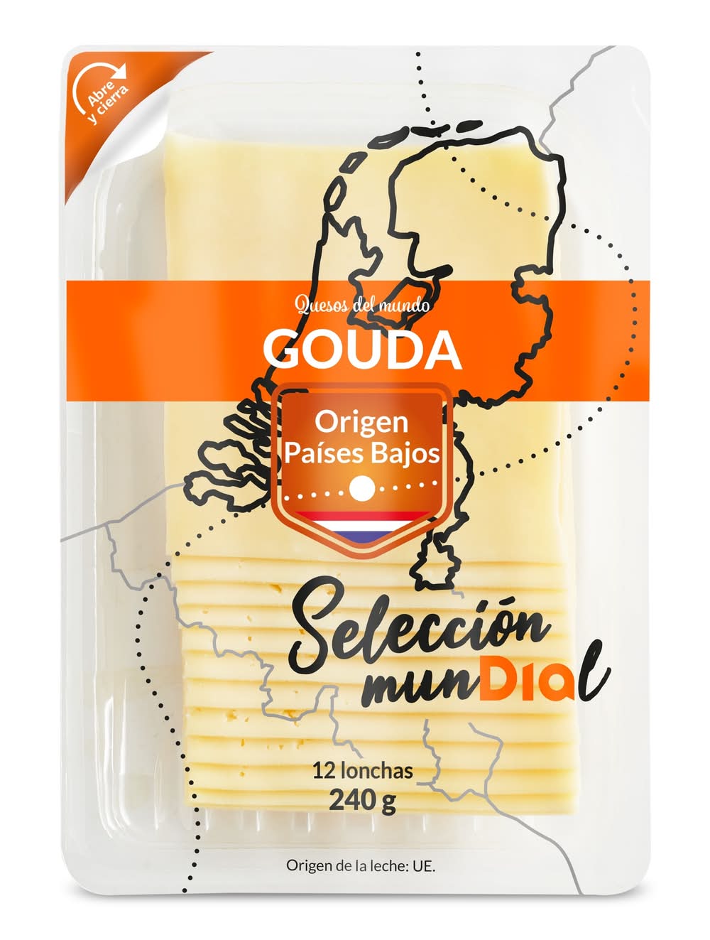 Queso Gouda Selección Mundial De Dia Sobre 240 G