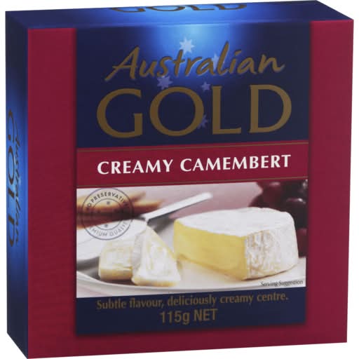 Australian Gold Creamy Camembert Cheese (115g)
