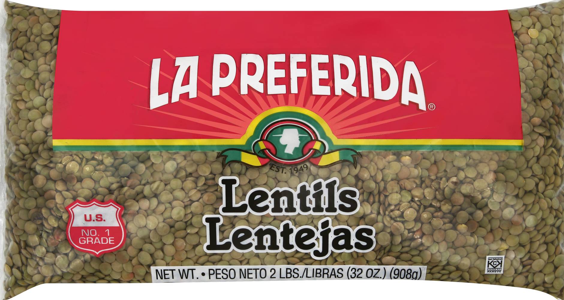La Preferida Lentils (32 oz)