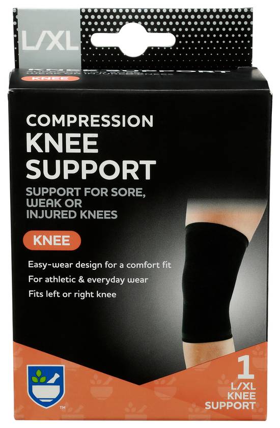 Rite Aid Compression Knee Support, Size Large/Extra Large - Pack of 1