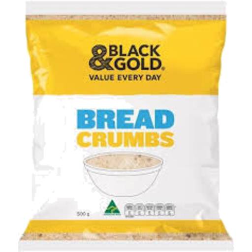 Black & Gold Bread Crumbs (500g)