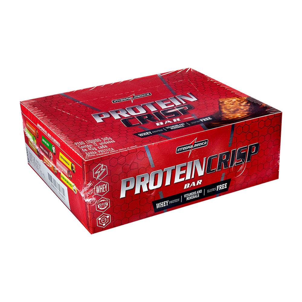 Integralmedica barra energética protein crisp (45g)