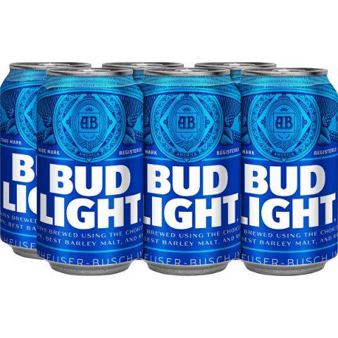 Bud Light 6 Pack 12oz Can