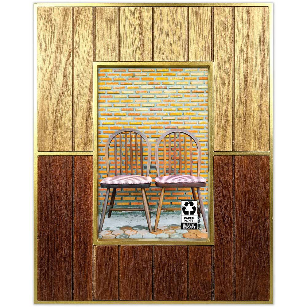 Hometrends Two Tone With Gold Edge Frame Delivery Near Me Order