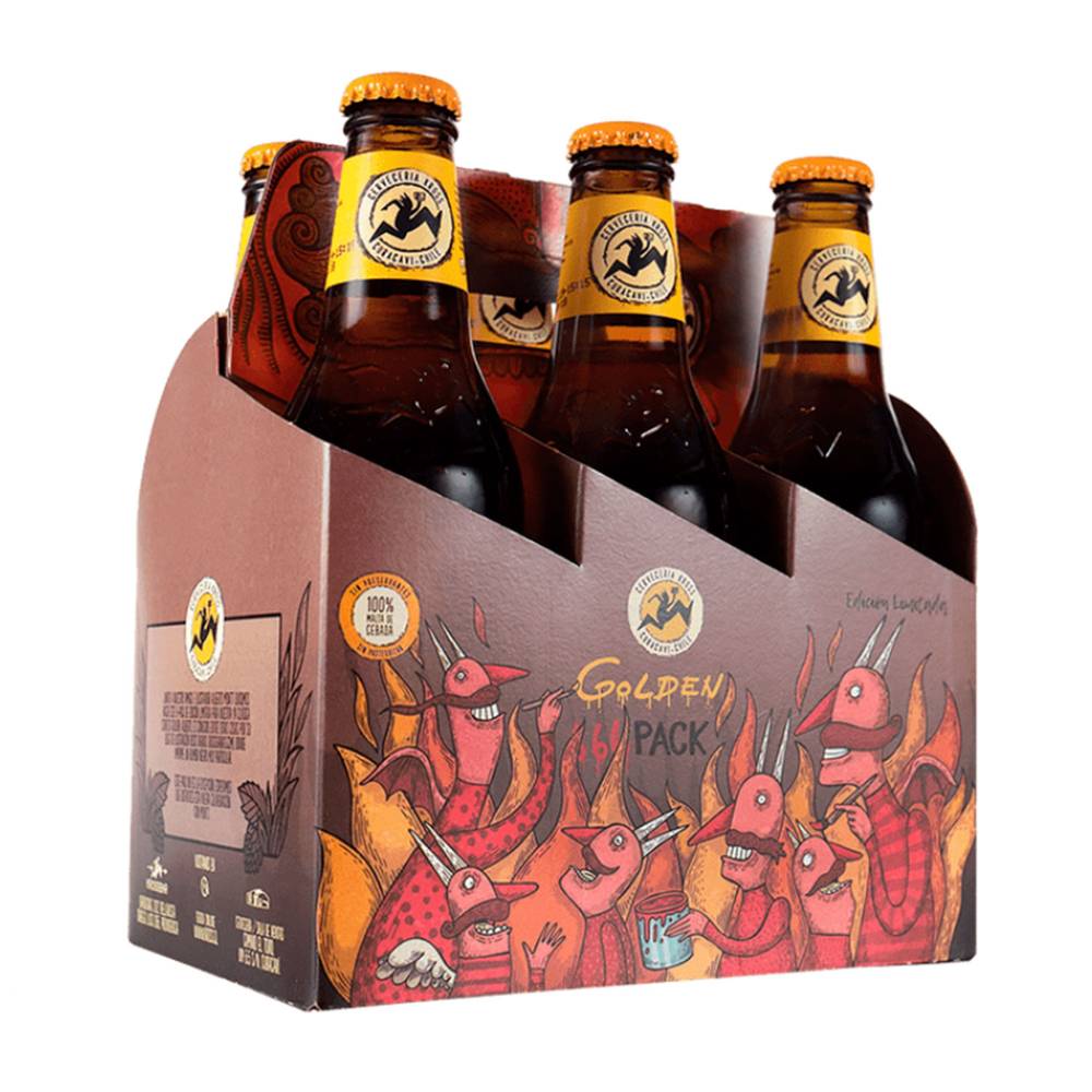 Kross pack cerveza golden (6 u x 330 ml c/u)