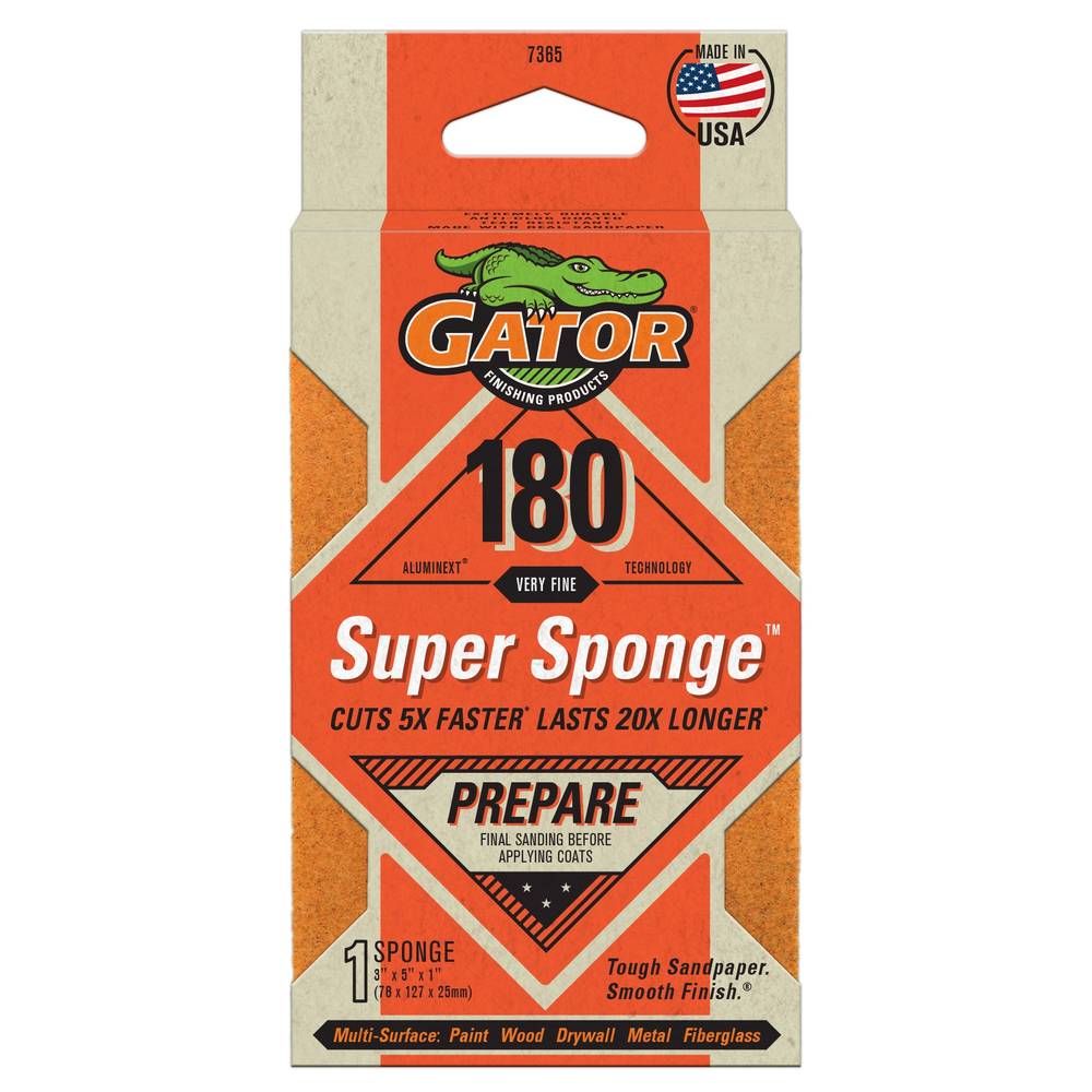 Gator Super Sponge Premium Multi-Surface Sanding