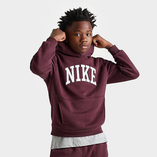 Kids' Nike Arch Club Pullover Hoodie (Large)