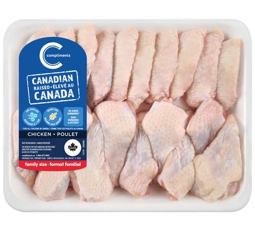 Compliments Split Chicken Wings Value Pack 13 - 18 Pieces