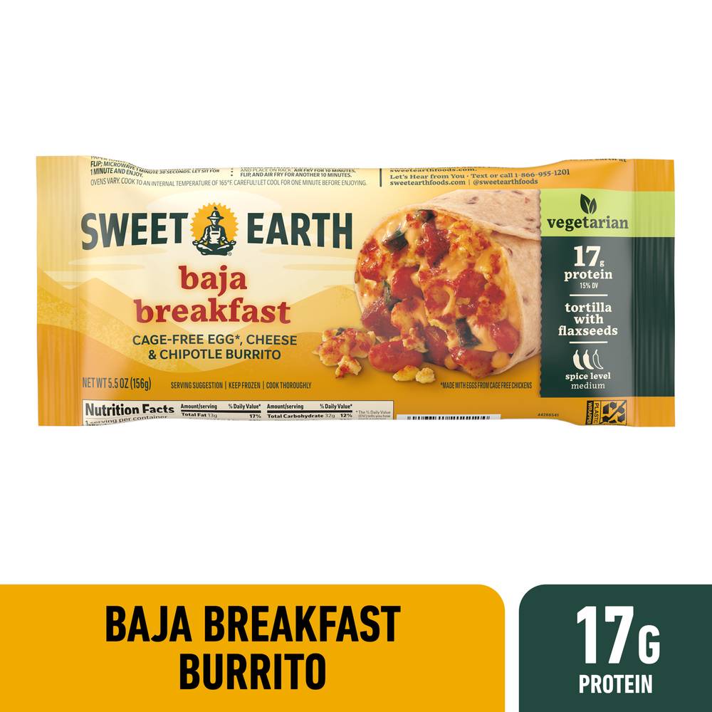 Sweet Earth Baja Breakfast Burrito (7 oz)