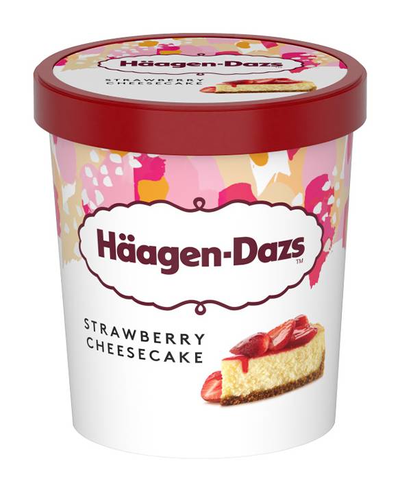 Haagen-Dazs冰淇淋-草莓起司蛋糕#965841