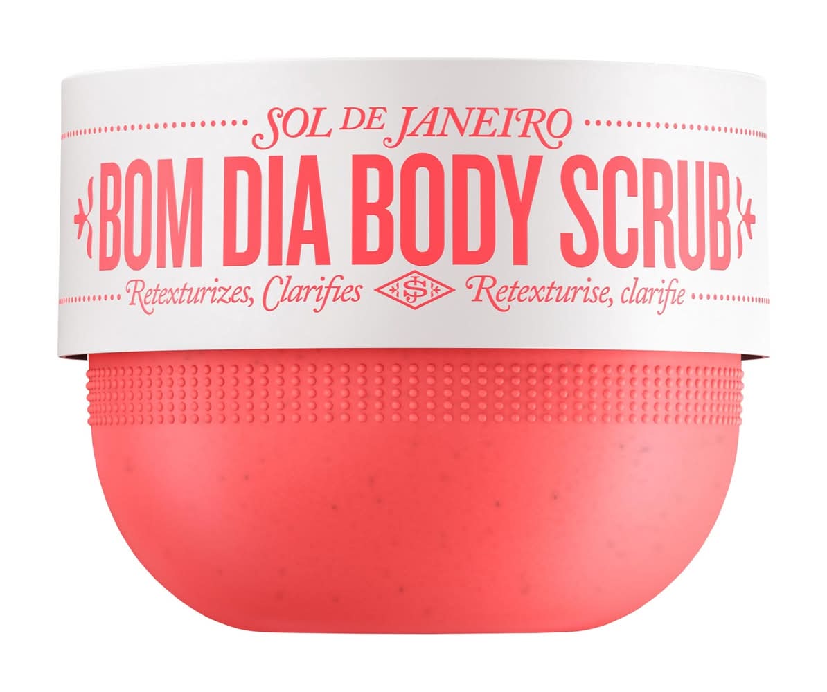 Sol De Janeiro Bom Dia Body Scrub 10% AHA BHA Resurfacing Complex + Crushed Maracujá Seeds 7.8 oz / 220 g