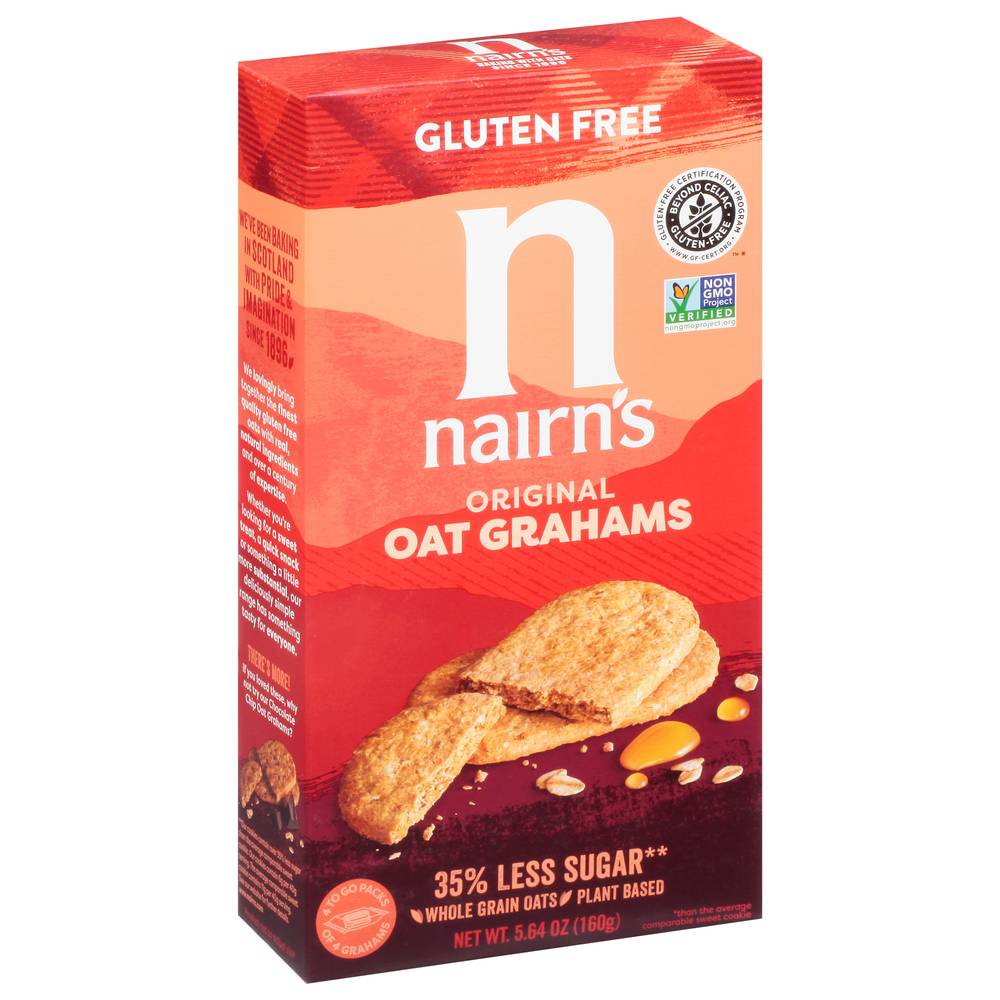 Nairn's Original Oat Grahams Gluten Free 35% Less Sugar