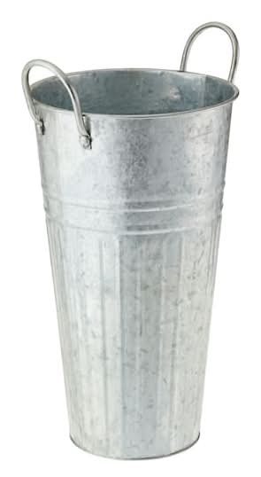 16" Galvanized French Bucket By Ashland
