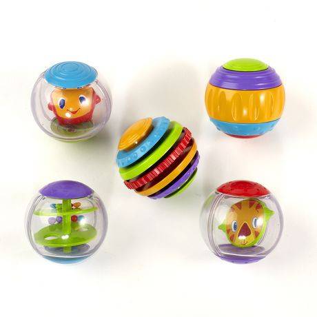 Bright Starts Shake & Spin Activity Balls (0 to 3 years)