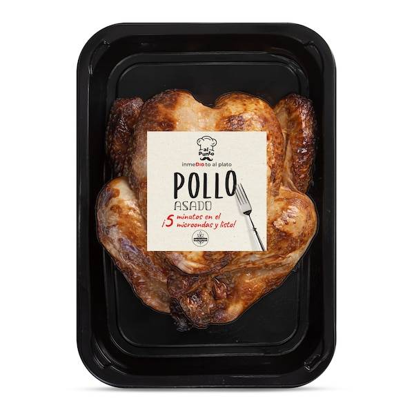 Pollo asado entero Al Punto bandeja 900 g