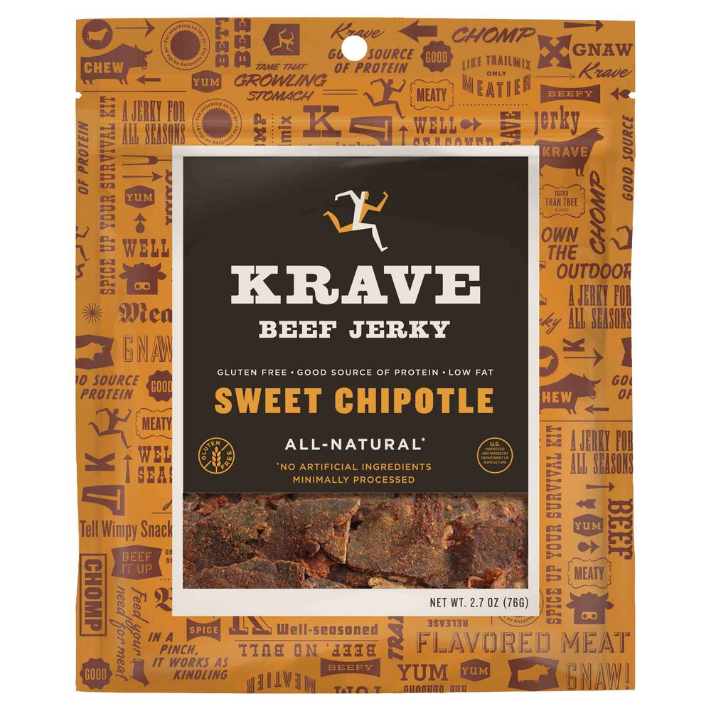 Krave Beef Jerky Sweet Chipotle (2.7 oz)