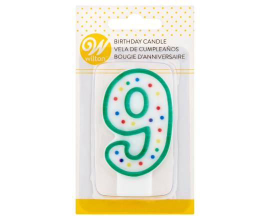 Wilton Number 9 Birthday Candle (1.8 oz)