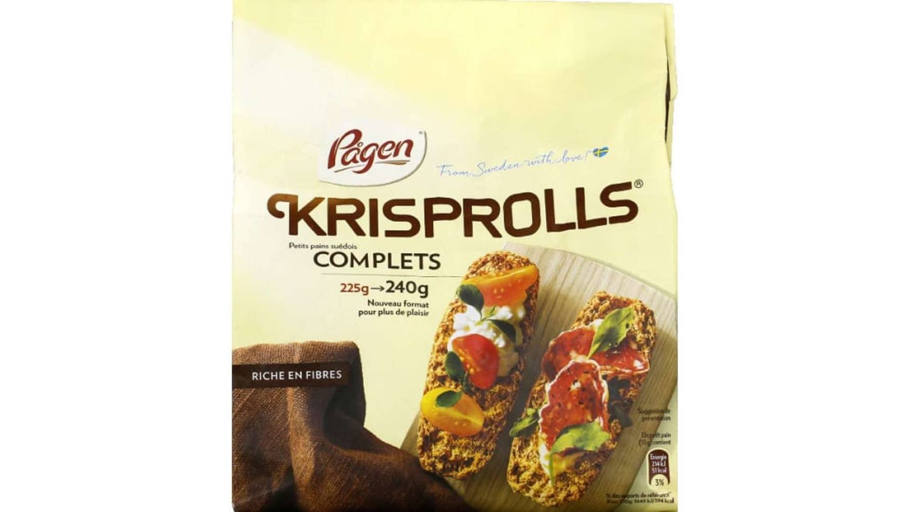 Pagen - Krisprolls petits pains complets