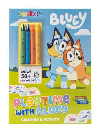 Bluey™ Colortivity® Playtime With Bluey Coloring & Activity Book Bluey