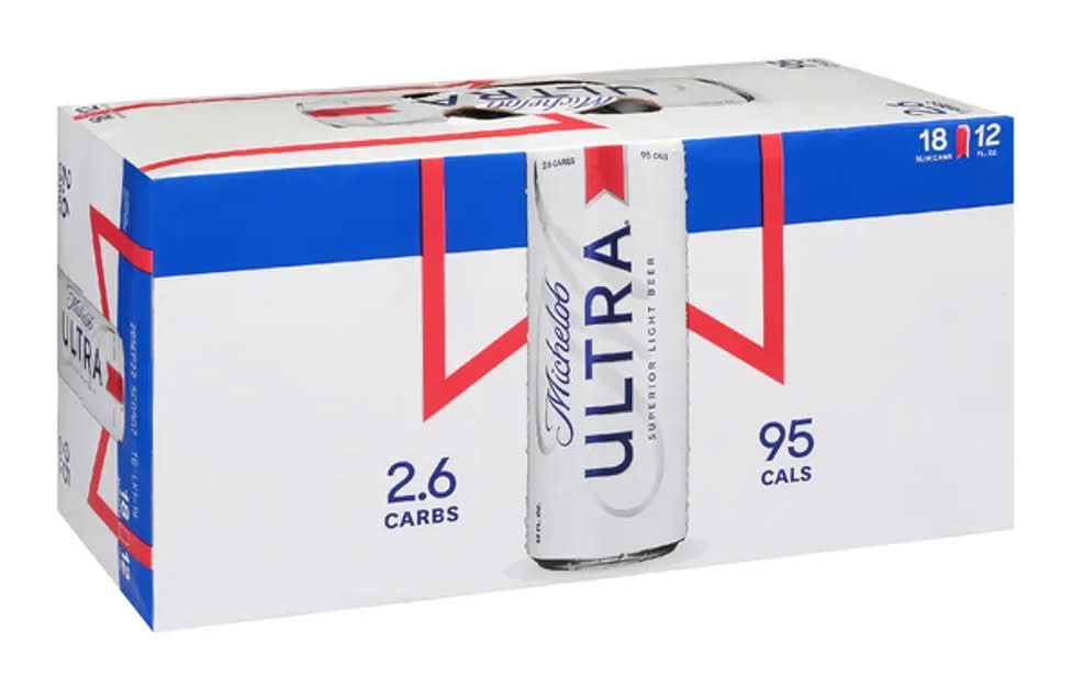 Michelob Ultra Superior Light Beer - 18 Pack
