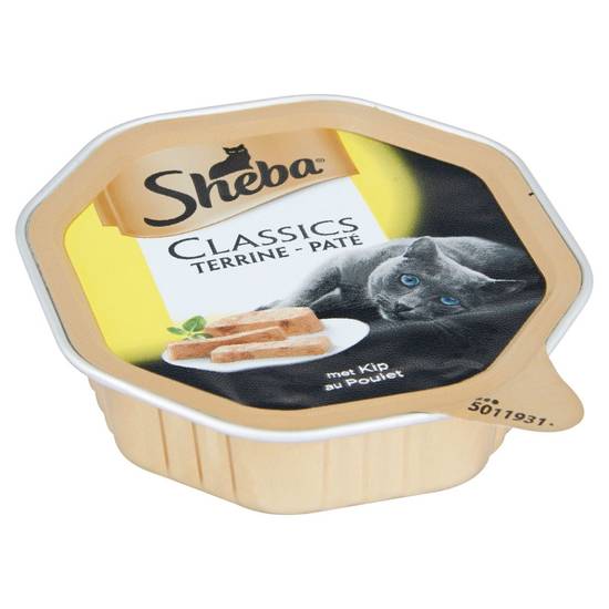 Kattenvoeding Sheba Classics Kuipje Paté met Kip 85 g