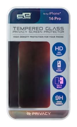 iPhone 16 Pro® Tempered Glass Privacy Screen Protector