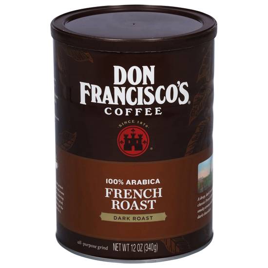 Don Francisco's 100% Arabica French Dark Roast Coffee (12 oz)