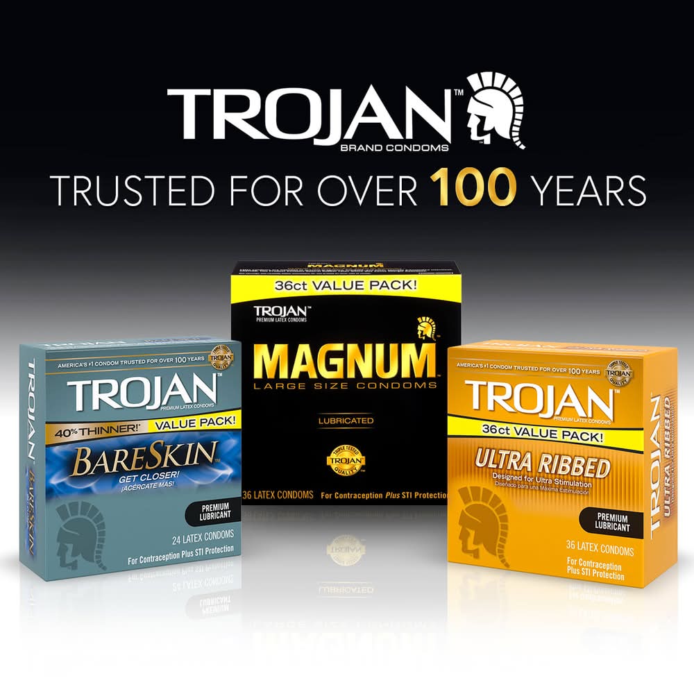 Trojan Sensitivity pack Lubricated Latex Condoms - Delivery in Under an  Hour | Condoms | Uber Eats