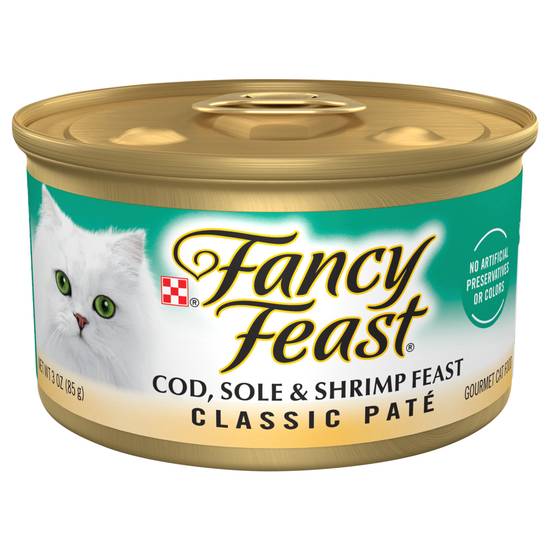 Purina Fancy Feast Classic Cod Sole & Shrimp Wet Cat Food (3 oz)