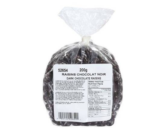 Johnvince · Raisins au chocolat noir (1 kg) - Dark chocolate raisins (200 g)