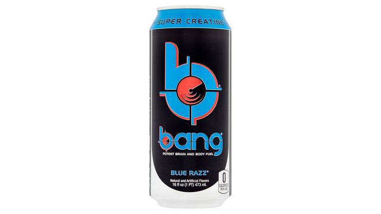 Bang Blue Razz Energy Drink With Super Creatine