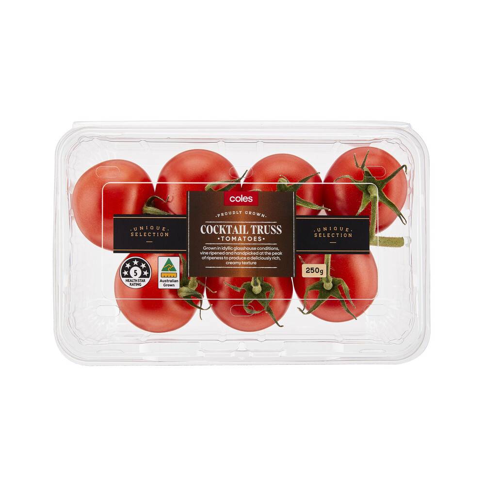 Coles Cocktail Truss Tomatoes 250g