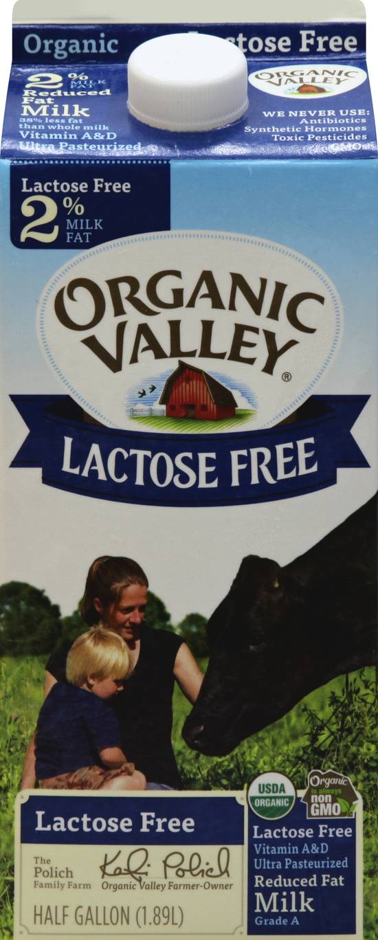 Organic Valley Lactose Free 2% Milk (63.9 fl oz)