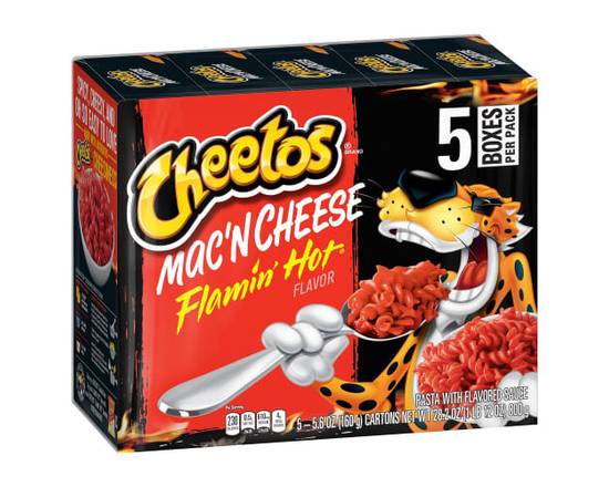 Cheetos · Flamin' Hot Mac 'n Cheese (5 x 5.6 oz)