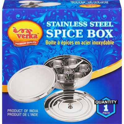 Verka Stainless Steel Spice Box Delivery Near Me | Order Online | Uber Eats