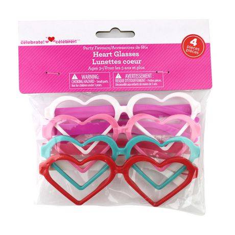 4 HEART GLASSES