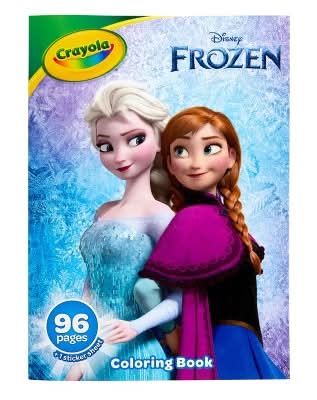 Crayola Disney Frozen Coloring Sticker Sheet Book (96 ct)