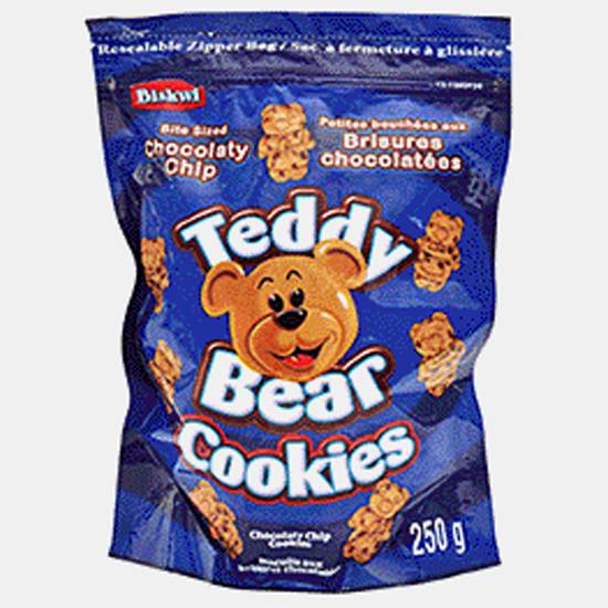 Biskwi Teddy Bear Cookies Chocolate Chip (200g/250g)