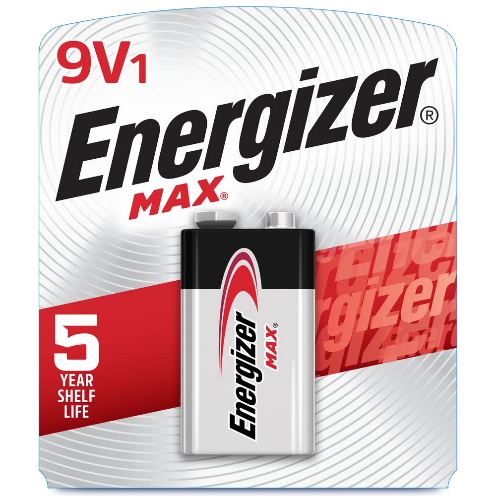 Energizer Max 9v1 Alkaline Battery (3.2 oz)