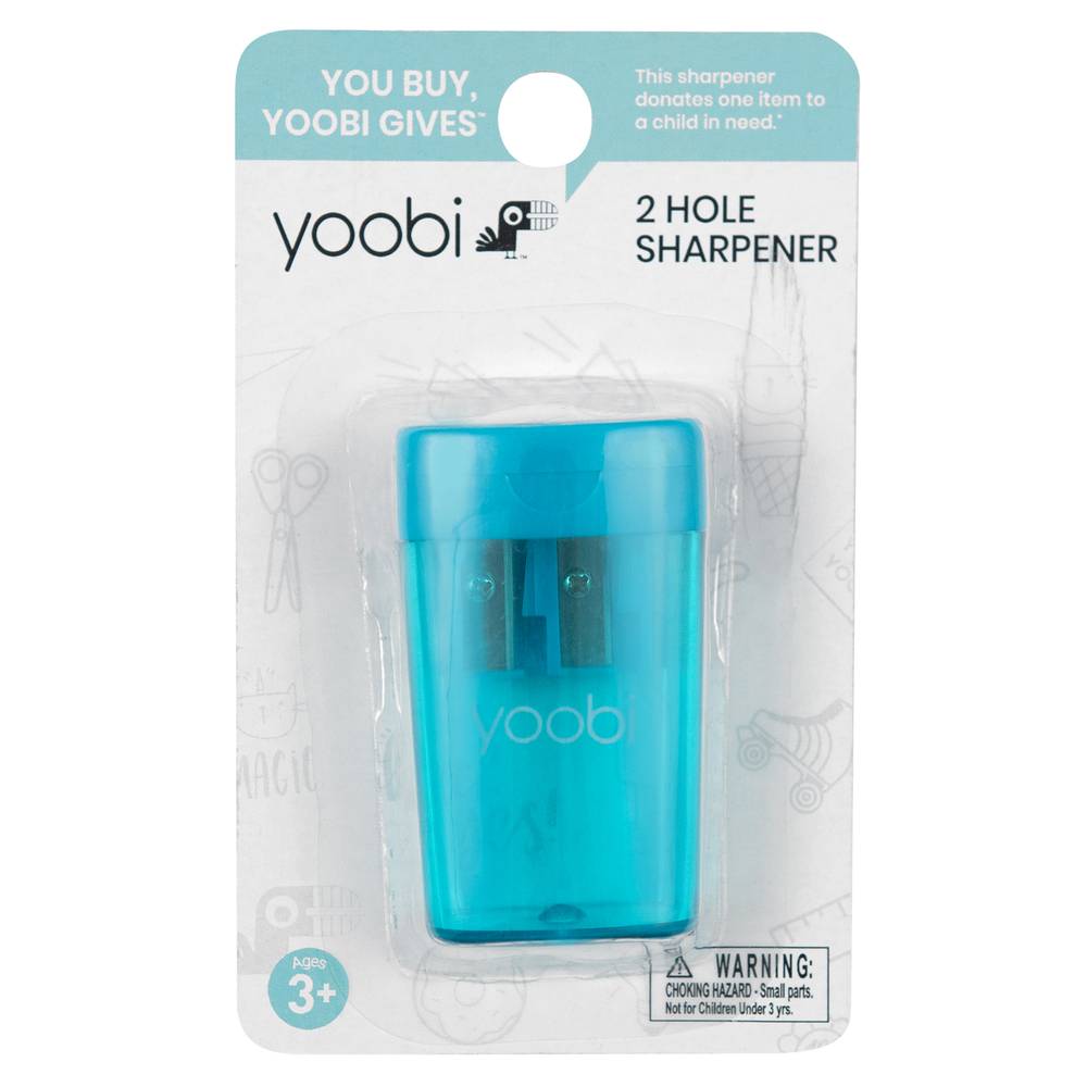 Yoobi Two Hole Pencil Sharpener