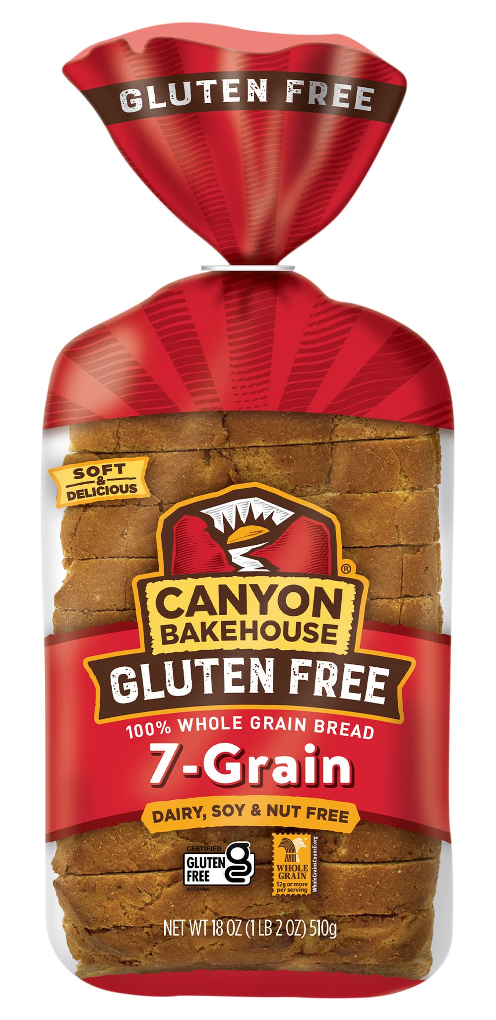 Canyon Bakehouse Soft & Delicious 7-grain Whole Sandwich Bread (18 oz)