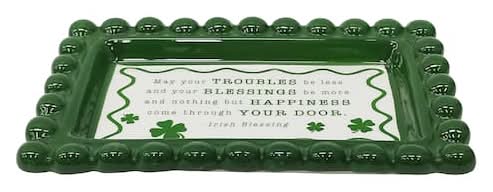8" Irish Blessing Trinket Dish By Celebrate It