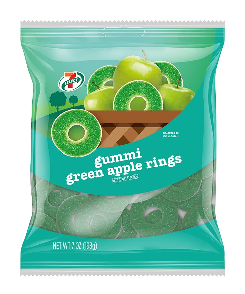 7-Select Green Apple Rings (7 oz)