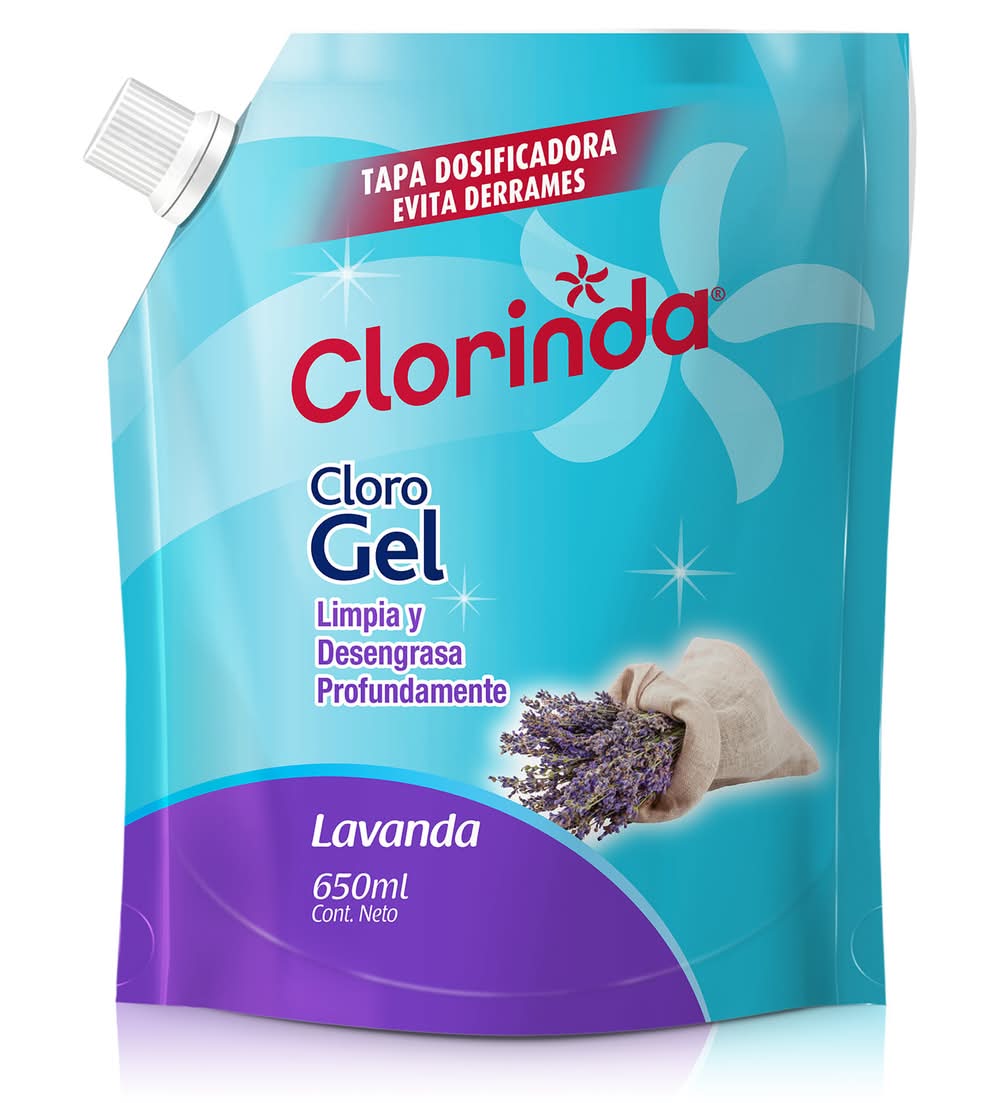 Clorinda · Cloro en gel - Lavanda (650 ml)