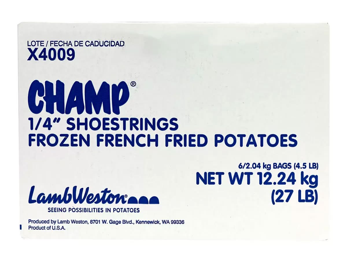 Lamb Weston · Papas de corte delgado (6 x 2,04 kg)