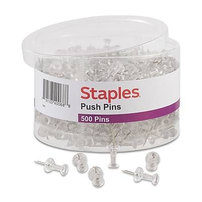 Staples Push Pins (500 ct)