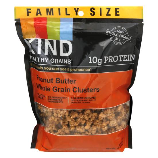 Kind Healthy Grains Peanut Butter Granola Clusters