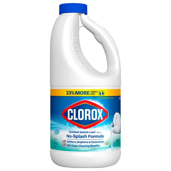 Clorox Clean Linen Scented Splash-Less Formula Bleach