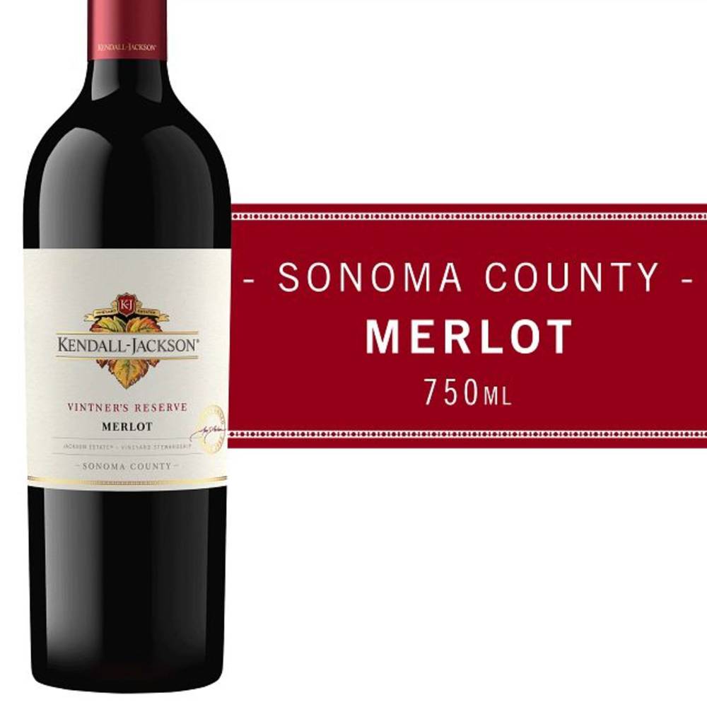 Kendall-Jackson Vintners Reserve Merlot Wine (750 ml)