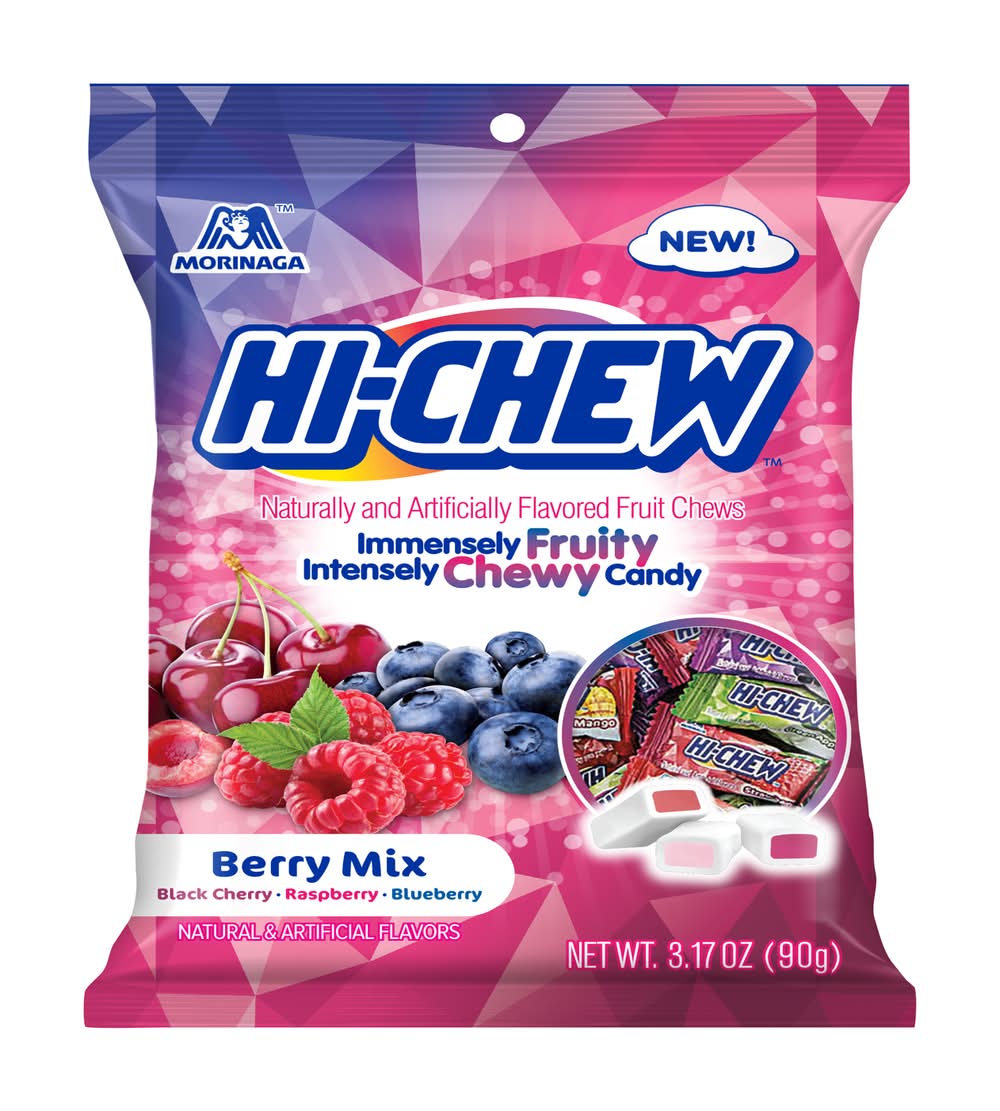 Morinaga Hi-Chew Berrys Mix Chewy Candy 3.17 Oz